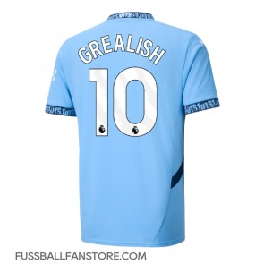 Manchester City Jack Grealish #10 Replik Heimtrikot 2024-25 Kurzarm